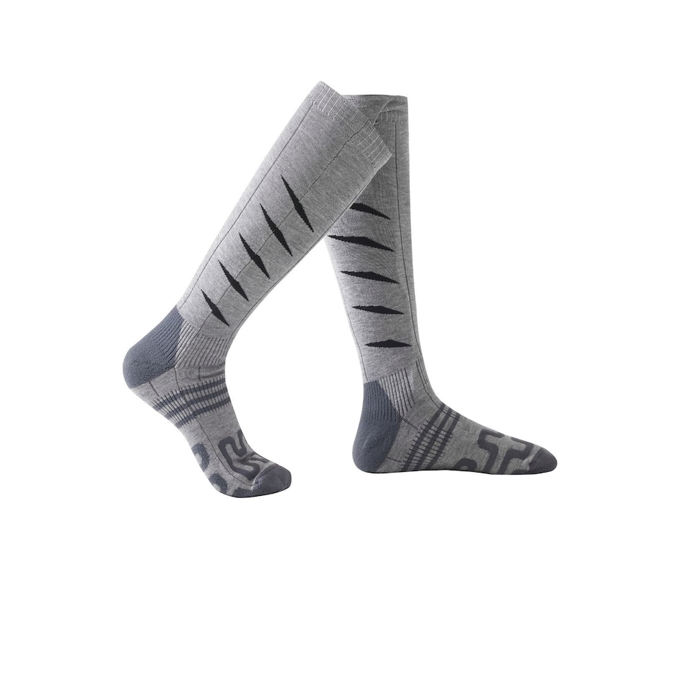 image 1 of 2 Pairs Rechargeable Heated Socks USB Battery Powered Winter Warmth