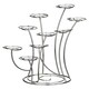 image 1 of Faye Chrome 9 Cup Cake Stand Silver