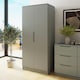 image 2 of Luno 2 Door Double Wardrobe - Ash Green Green