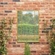 image 5 of The Genestra - Gold Modern Contemporary Garden Wall Mirror 39" X 27" (100x70CM) Gold