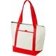 image 1 of Bullet Lighthouse Non Woven Cooler Tote - Natural/Red - 44.5 x 16.5 x 33 cm
