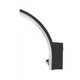 image 5 of CGC MATEO Graphite Curved LED Wall Light with PIR Motion Sensor, 20W 4000K.
