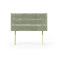 Milan Silver Chenille Headboard King Size N/A
