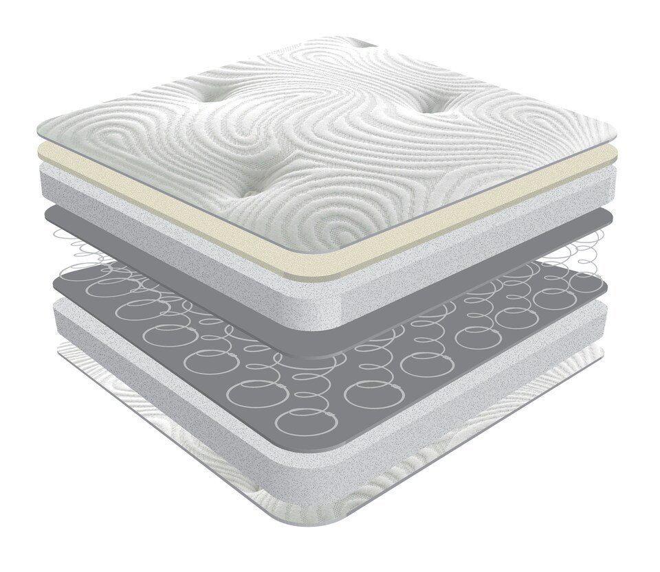 image 1 of Sareer Latex Coil Spring Mattress 4FT6 | White | Double