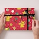 image 4 of Pokemon Christmas 4 Sheets & 4 Tags Gift Wrap