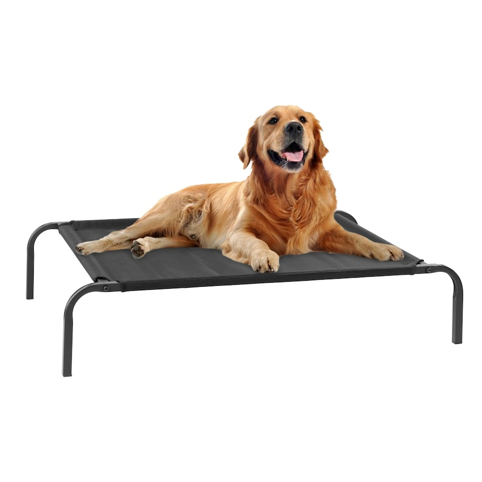 image 1 of KCT Large Elevated Dog Bed | Black | L | 1