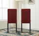 image 4 of MCC Direct Leather Dining Chairs Red