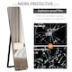image 6 of HOMCOM Full Length Mirror Free Standing or Wall Mount Dressing Bedroom Black
