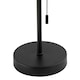 image 8 of Traditional and Classic Table Lamp Base in Matte Black with Pull Cord Switch | Black