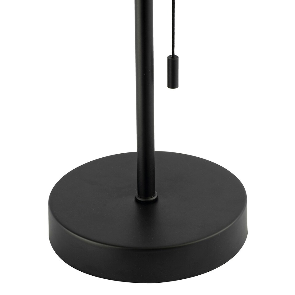 image 1 of Traditional and Classic Table Lamp Base in Matte Black with Pull Cord Switch | Black