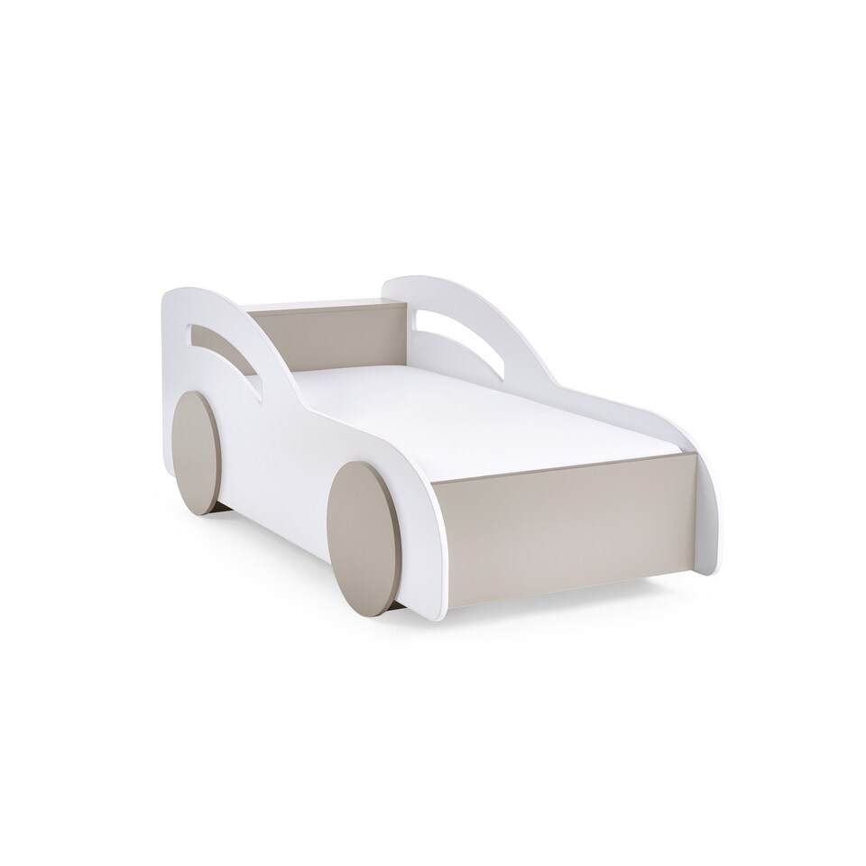 image 1 of Atlantis Toddler Size White Car Bed