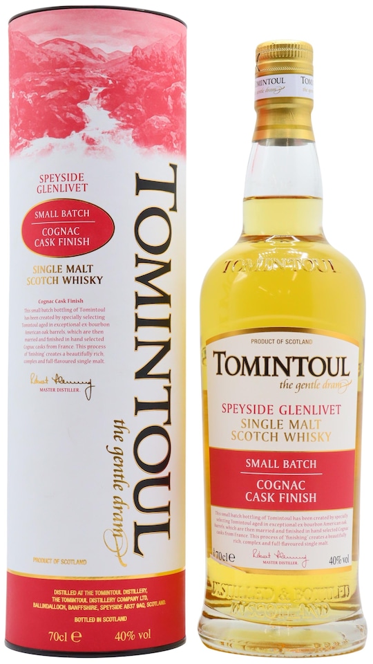 image 1 of Tomintoul - Small Batch Cognac Cask Finish Speyside Single Malt Scotch Whisky | Multi | 1