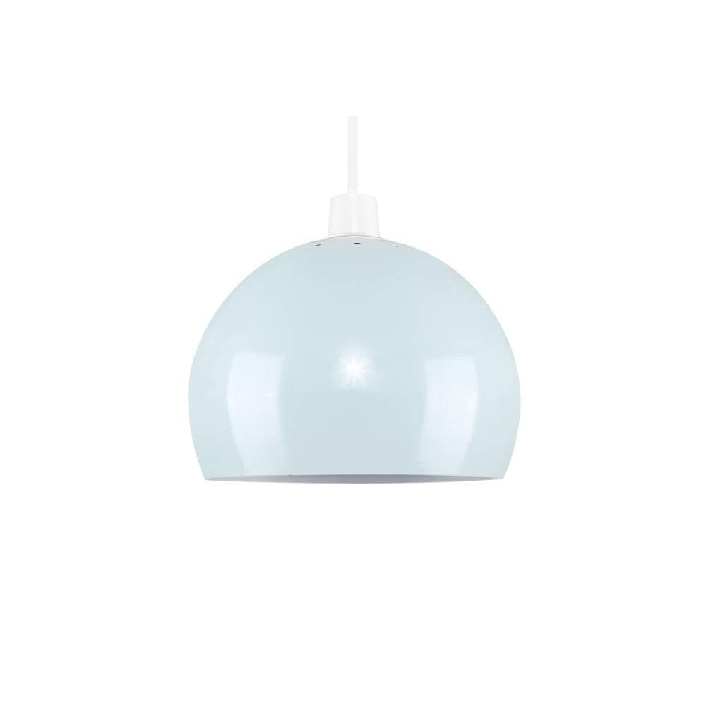 ValueLights Mini Arco Metal Pendant Shade Pale Blue Blue