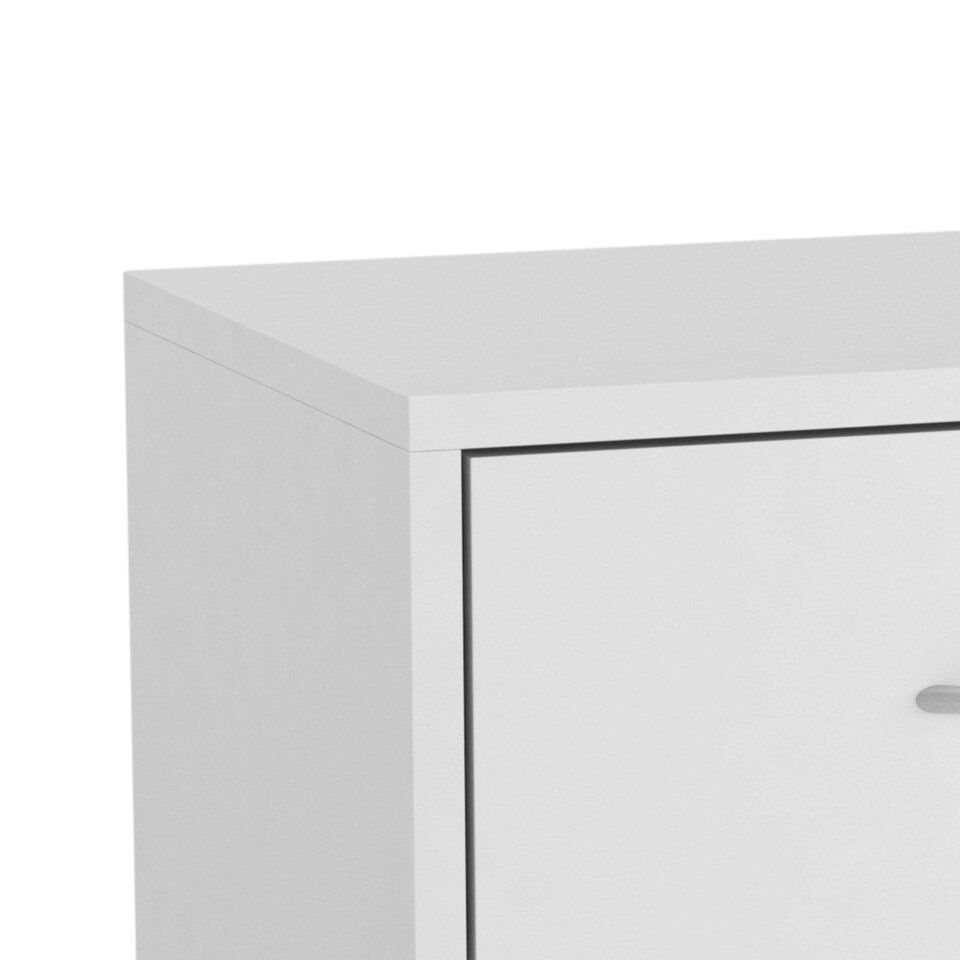 image 1 of 1-Drawer Wooden Bedside Cabinet Brown | Colour: Antique Oak