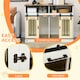 image 5 of PawHut Dog Crate Furniture for Small and Large Dogs with Movable Divider, White