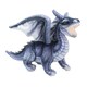 image 5 of Dragon Grey Soft Toy Realistic Looking Dragon Plushe Cuddly Fantasy 30cm Grey