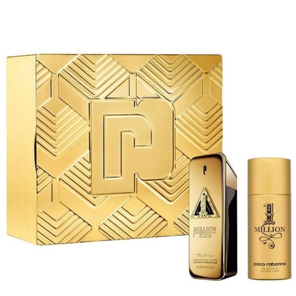 Paco Rabanne 1 Million Elixir Gift Set 100ml EDP + 150ml Deodorant Spray