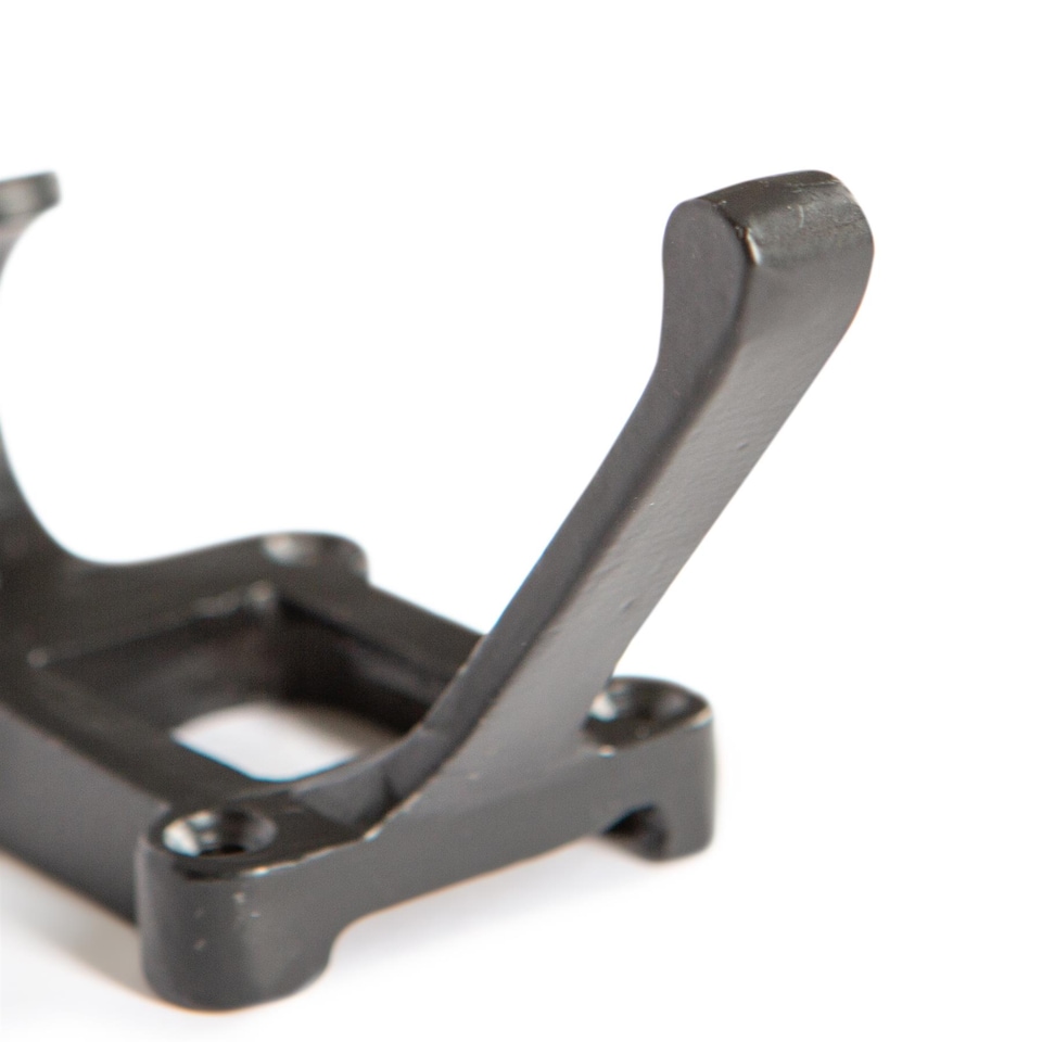 image 1 of Hammer & Tongs Window Back Hat & Coat Hook - W50mm x H110mm - Black