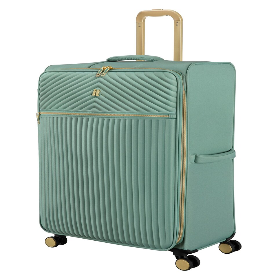 image 1 of IT Luggage Esplanade Granite Green 3pc Suitcase Set Green