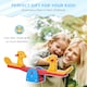 image 8 of HOMCOM Kids Seesaw Safe Teeter Totter 2 Seats with Easy-Grip Handles Multicolor