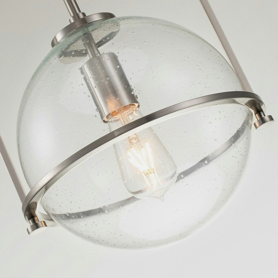 image 1 of Hinkley Somerset Globe Pendant Ceiling Light Brushed Nickel