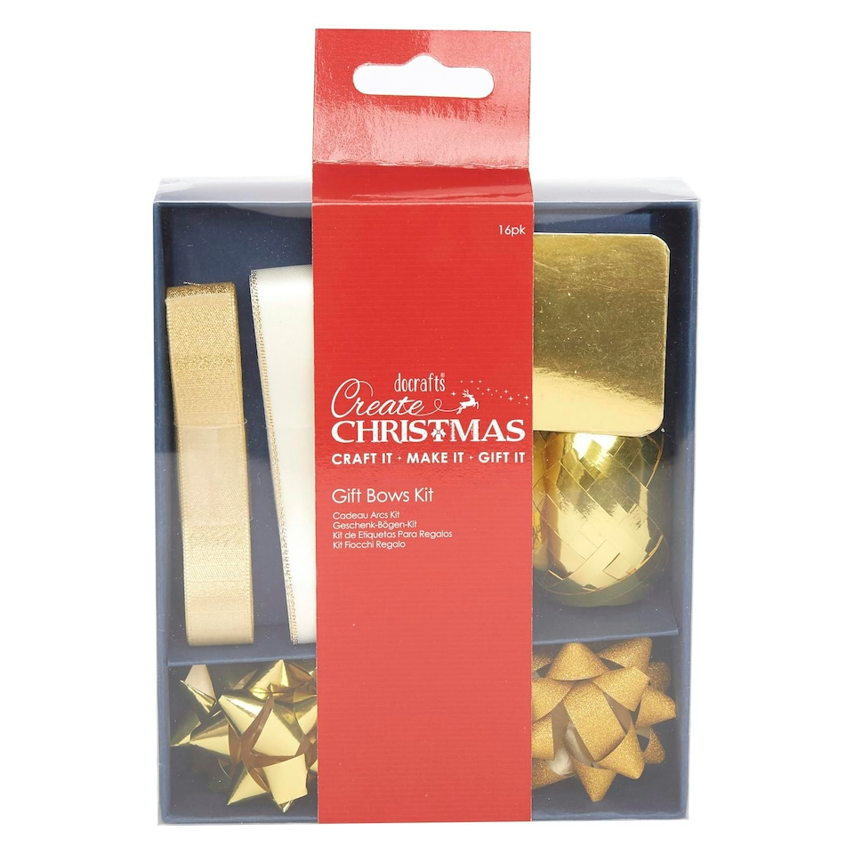 image 1 of Gift Bows Kit - Metallic Gold - PMA 171910