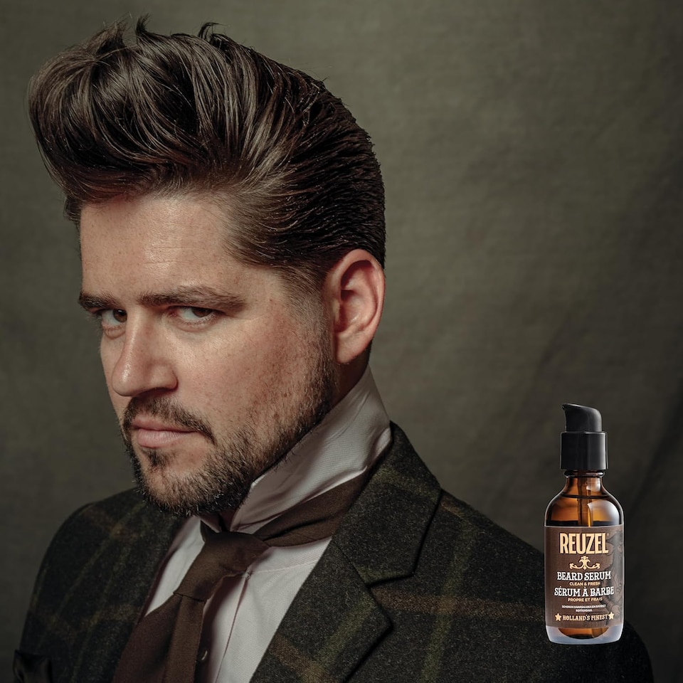 image 1 of Reuzel Clean And Fresh Beard Serum Light, Citrus Mint Scent Formulated For Your Beard And Skin Won'T Clog Pores Natural NonGreasy Finish Softens With Weightless Feel Vegan Formula 2 Oz | Multi | Can you make a product discription for this product please