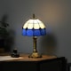 image 10 of HOMCOM Antique Table Lamp, for Bedroom Bedside, Bulb not Included, Blue