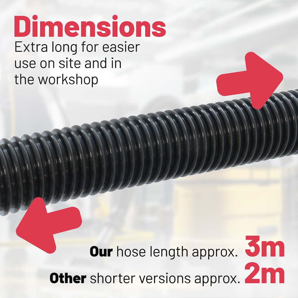 image 1 of Reliapart Wet & Dry Vacuum Cleaner Hose for Titan TTB774VAC 16Ltr