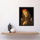 image 4 of Portrait of a Youth Botticelli Vintage Framed Wall Art Print 12X16"