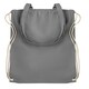 image 2 of MidOcean Moira Canvas Drawstring Bag - Grey - One Size Grey