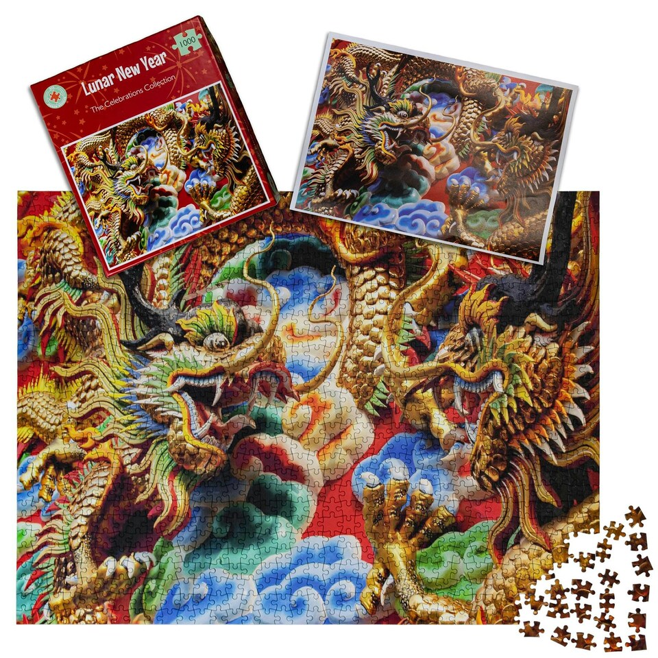 image 1 of Lunar New Year 1000 Piece Jigsaw Puzzle