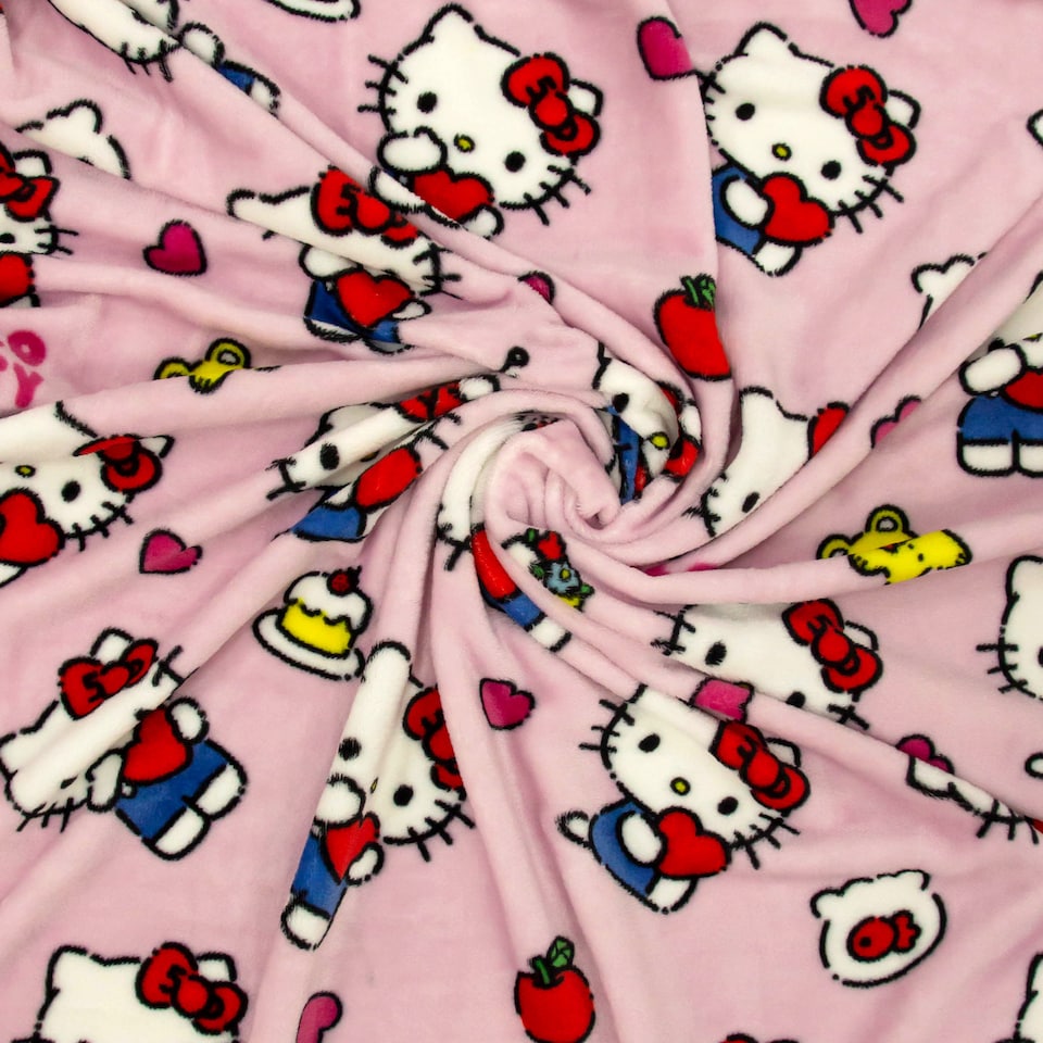 image 1 of Hello Kitty Hello Fleece Blanket