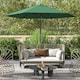 image 2 of Outsunny 2.8m Garden Parasol Umbrella, Round Outdoor Market Table Umbrella Sun Shade Canopy, Green