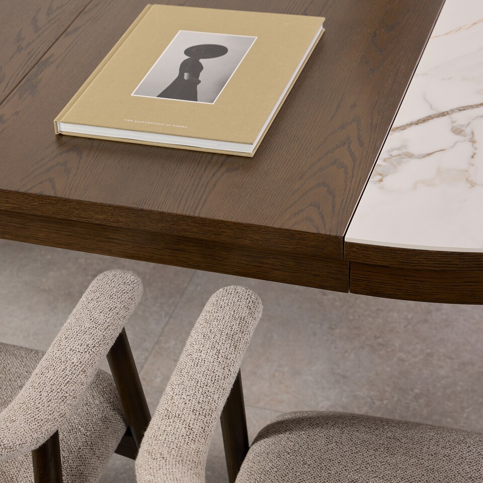 image 1 of Southampton Extension Leaf in Smoked Oak Veneer Set of 2