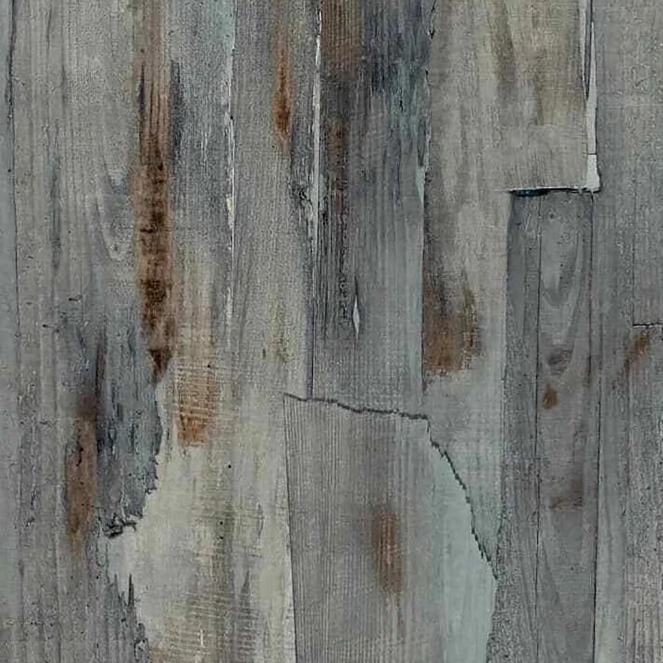 image 1 of Wood Effect Wallpaper Grey Blue Teal Paste The Wall Vinyl Weathered Panel