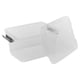 image 5 of URBNLIVING Clear Plastic Storage Box With Lid | Clear | 30 Litre - 4 Boxes