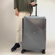 image 2 of Large Suitcase 28’ Inch Hard Shell Checked Luggage - Lightweight, Durable with Built-in Cupholder, TSA Lock, Dual Spinner Wheels