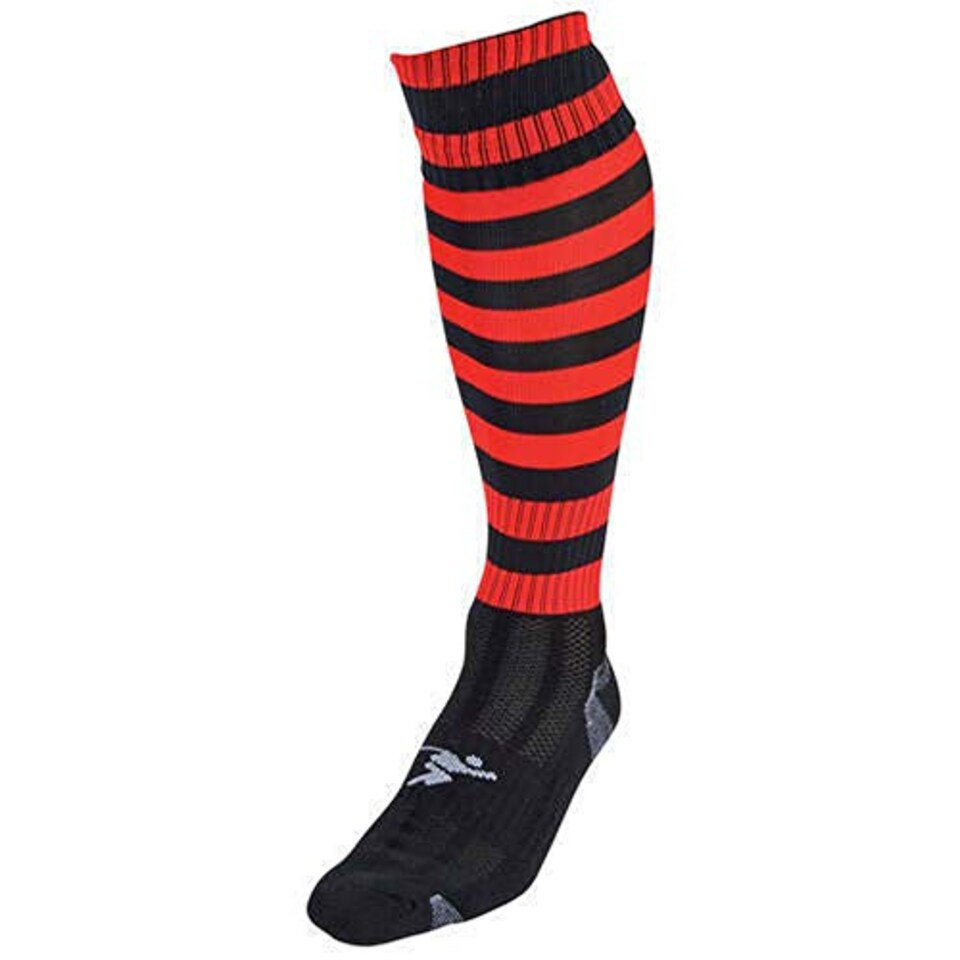 image 1 of Precision Hooped Pro Football Socks Adult Royal/Gold 44142