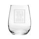image 1 of Personalised Forgive Me Father For I Have Ginned Stemless Gin Tumbler