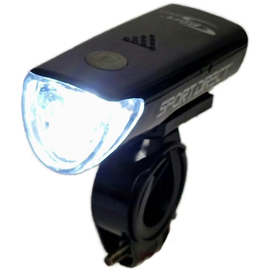 image 1 of Sport Direct Mega Bright Battery 20 Lm 3x LED Bike Front Light 220hrs Run Time*