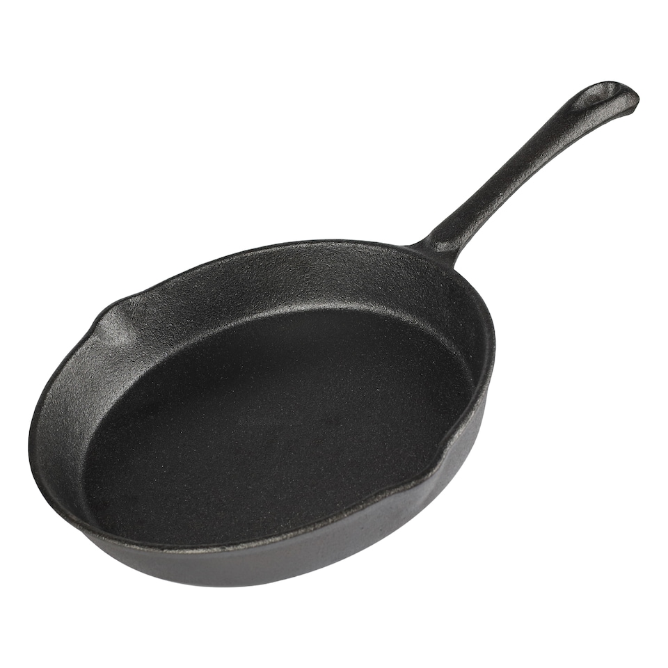 image 1 of Buckingham Pre-Seasoned Cast Iron Frying Pan 25 cm.
