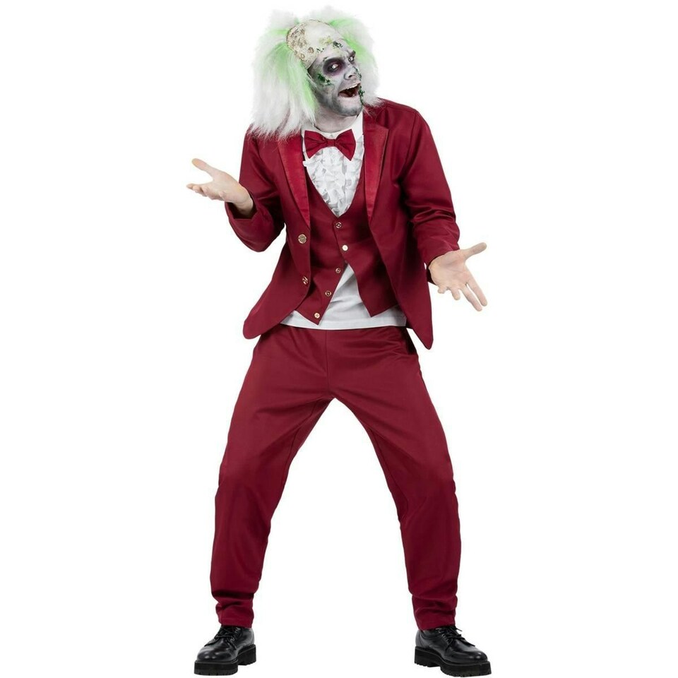 image 1 of Beetlejuice Groom Costume - Red - L L