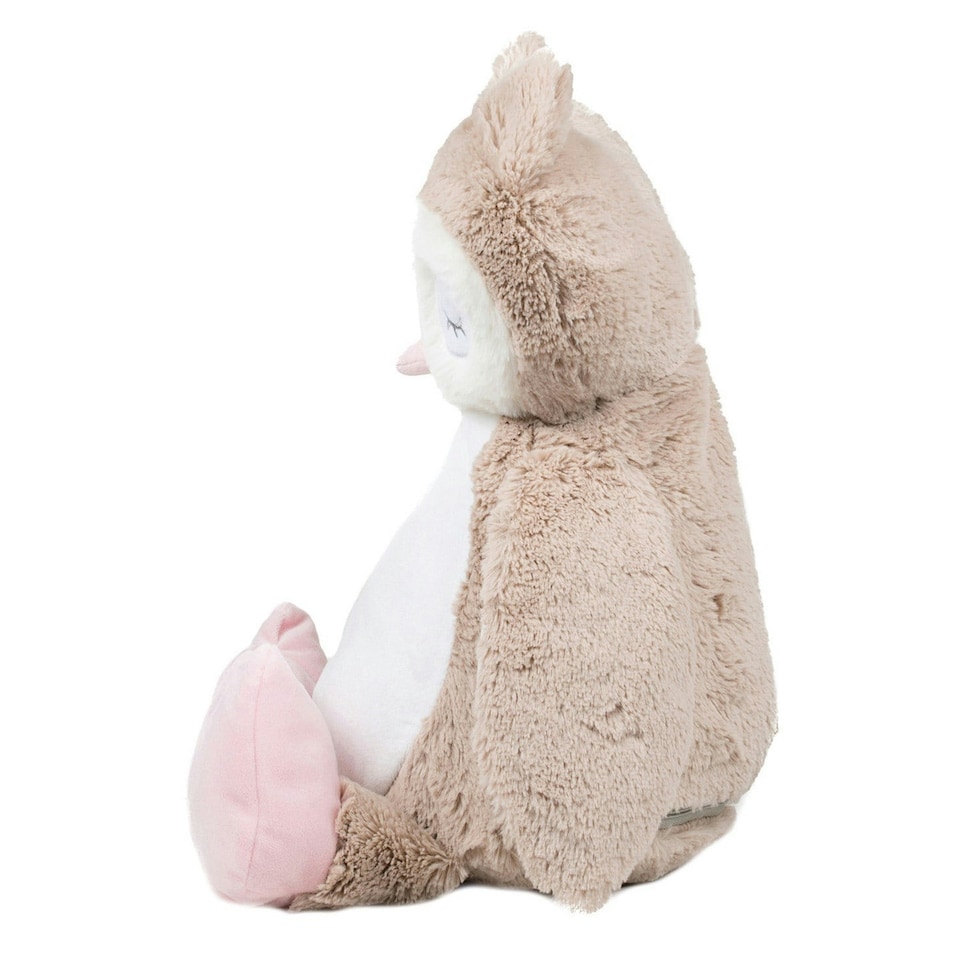 image 1 of Mumbles Owl Plush Toy - Light Brown - One Size