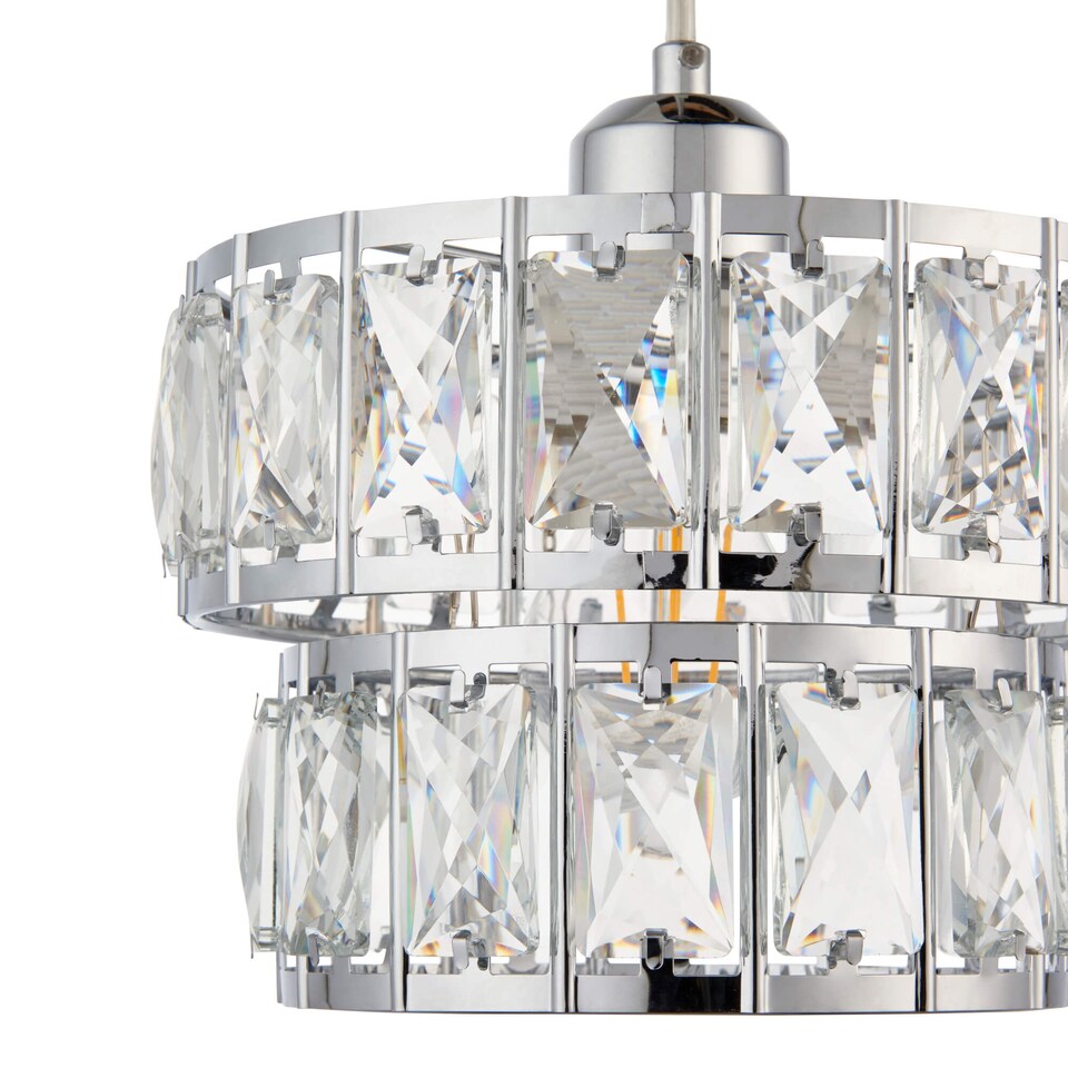 image 1 of Darla Clear Ceiling Pendant Shade