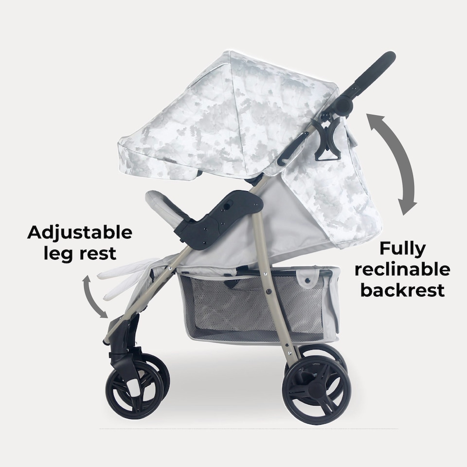 image 1 of MB30 Plus Pushchair - Grey Tie Dye
