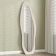 image 6 of HOMCOM Irregular Full Length Mirror with Velvet Frame 160 x 50cm Light Pink