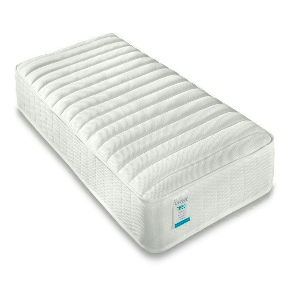 image 1 of Oliver Grey and White Storage Bunk Bed With Theo Pocket Sprung Mattresses