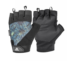 Adidas Half-Finger Aeroready Weightlifting Gloves, Blue, Size M | Blue | Blue | M