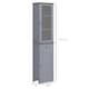 image 3 of kleankin Storage Cabinet Organizer Tower with Shelves & Drawer, Grey